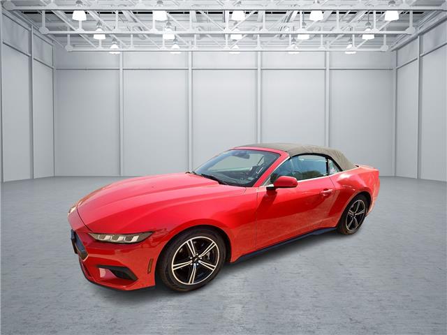 Red 2024 Ford Mustang Convertible Rear-Wheel Drive 